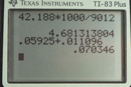 OpenStax College Physics, Chapter 1, Problem 24 (PE) calculator screenshot 2
