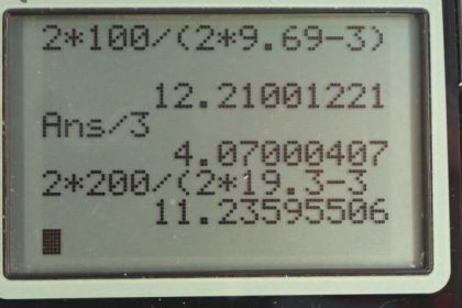 OpenStax College Physics, Chapter 2, Problem 40 (PE) calculator screenshot 1