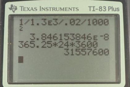 OpenStax College Physics, Chapter 7, Problem 43 (PE) calculator screenshot 2