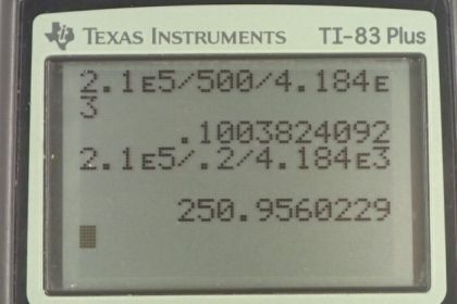 OpenStax College Physics, Chapter 7, Problem 47 (PE) calculator screenshot 1