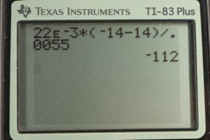 OpenStax College Physics, Chapter 8, Problem 11 (AP) calculator screenshot 1