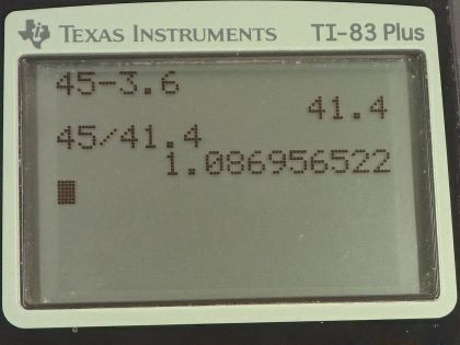 OpenStax College Physics, Chapter 11, Problem 40 (PE) calculator screenshot 1
