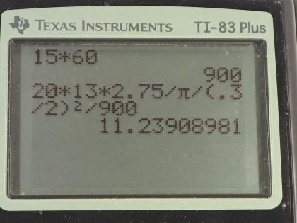 OpenStax College Physics, Chapter 12, Problem 12 (PE) calculator screenshot 1