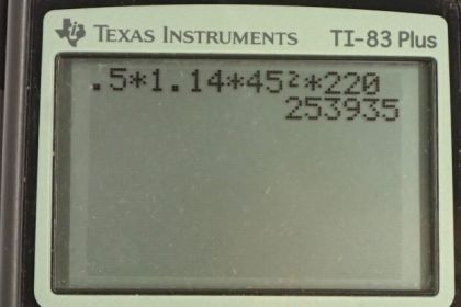 OpenStax College Physics, Chapter 12, Problem 21 (PE) calculator screenshot 1