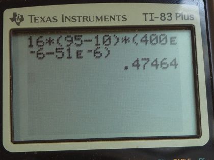 OpenStax College Physics, Chapter 13, Problem 18 (PE) calculator screenshot 1