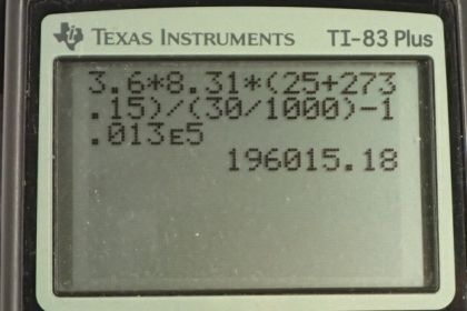OpenStax College Physics, Chapter 13, Problem 37 (PE) calculator screenshot 1