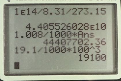 OpenStax College Physics, Chapter 13, Problem 69 (PE) calculator screenshot 1