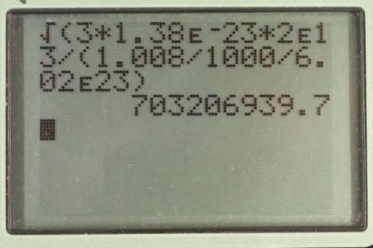 OpenStax College Physics, Chapter 13, Problem 71 (PE) calculator screenshot 1