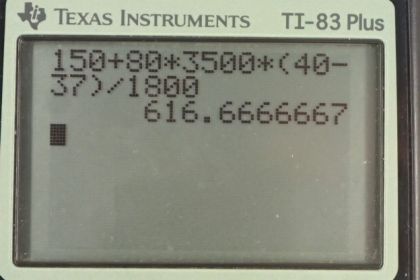 OpenStax College Physics, Chapter 14, Problem 9 (PE) calculator screenshot 1