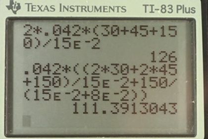OpenStax College Physics, Chapter 14, Problem 41 (PE) calculator screenshot 1