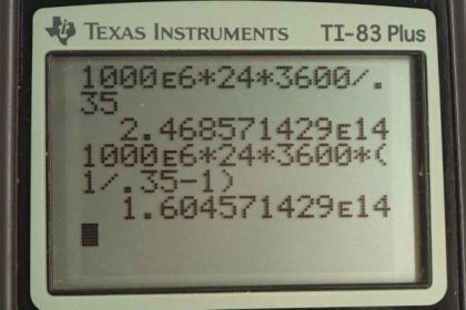 OpenStax College Physics, Chapter 15, Problem 55 (PE) calculator screenshot 1