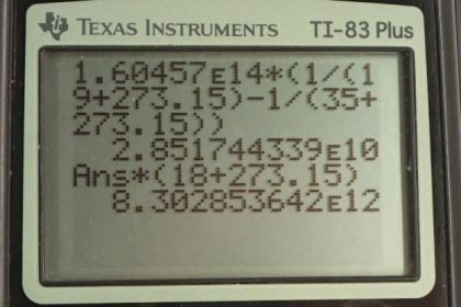 OpenStax College Physics, Chapter 15, Problem 55 (PE) calculator screenshot 2