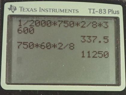 OpenStax College Physics, Chapter 16, Problem 12 (PE) calculator screenshot 1