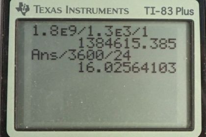OpenStax College Physics, Chapter 16, Problem 67 (PE) calculator screenshot 1