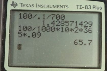 OpenStax College Physics, Chapter 16, Problem 69 (PE) calculator screenshot 1