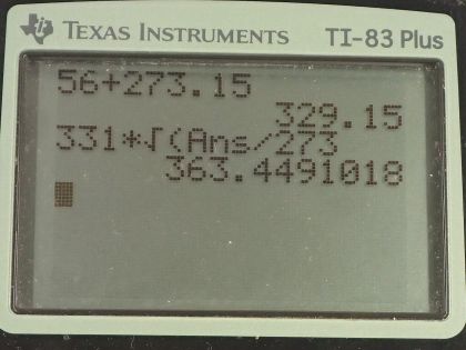 OpenStax College Physics, Chapter 17, Problem 6 (PE) calculator screenshot 1