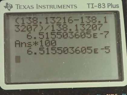OpenStax College Physics, Chapter 17, Problem 10 (PE) calculator screenshot 3