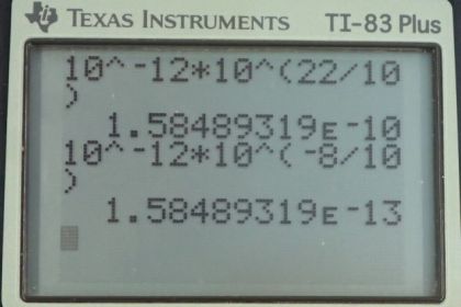OpenStax College Physics, Chapter 17, Problem 67 (PE) calculator screenshot 1