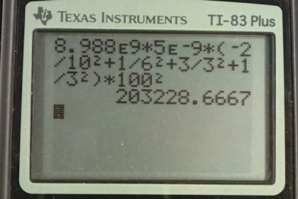 OpenStax College Physics, Chapter 18, Problem 15 (PE) calculator screenshot 1