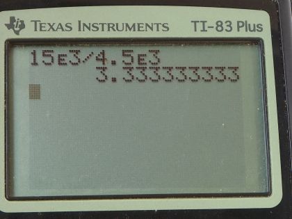 OpenStax College Physics, Chapter 19, Problem 16 (PE) calculator screenshot 1