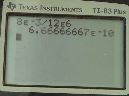 OpenStax College Physics, Chapter 19, Problem 52 (PE) calculator screenshot 1