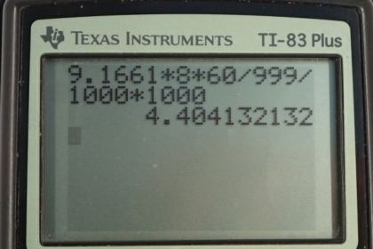 OpenStax College Physics, Chapter 20, Problem 59 (PE) calculator screenshot 2