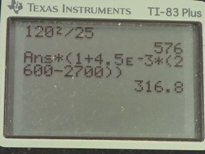 OpenStax College Physics, Chapter 20, Problem 72 (PE) calculator screenshot 1