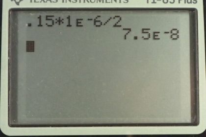 OpenStax College Physics, Chapter 22, Problem 27 (PE) calculator screenshot 1