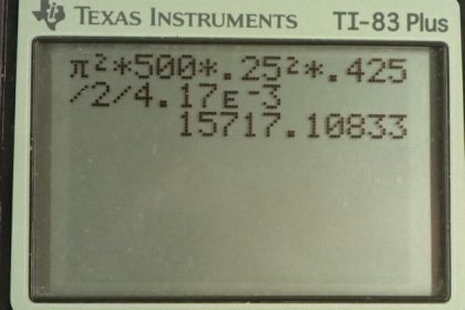 OpenStax College Physics, Chapter 23, Problem 31 (PE) calculator screenshot 1