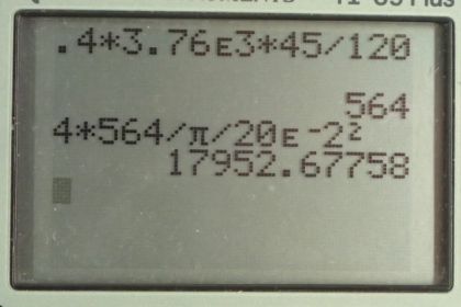 OpenStax College Physics, Chapter 24, Problem 43 (PE) calculator screenshot 1