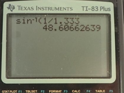 OpenStax College Physics, Chapter 25, Problem 20 (PE) calculator screenshot 1