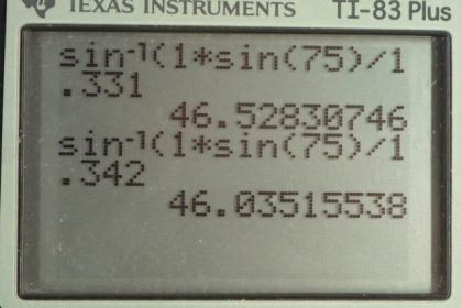OpenStax College Physics, Chapter 25, Problem 29 (PE) calculator screenshot 1