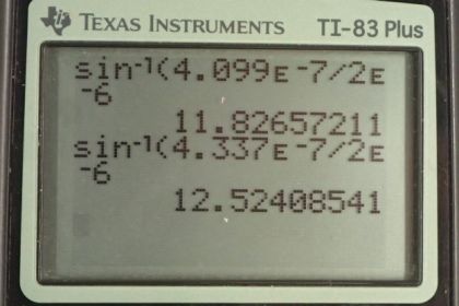 OpenStax College Physics, Chapter 27, Problem 27 (PE) calculator screenshot 1