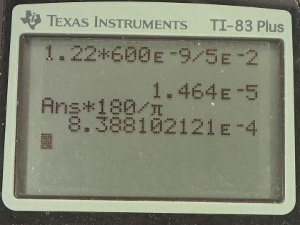 OpenStax College Physics, Chapter 27, Problem 59 (PE) calculator screenshot 1