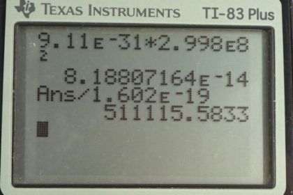 OpenStax College Physics, Chapter 28, Problem 43 (PE) calculator screenshot 1