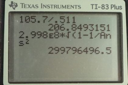 OpenStax College Physics, Chapter 28, Problem 51 (PE) calculator screenshot 1