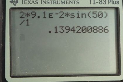 OpenStax College Physics, Chapter 29, Problem 15 (AP) calculator screenshot 1