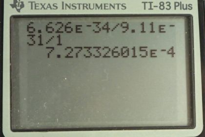 OpenStax College Physics, Chapter 29, Problem 49 (PE) calculator screenshot 1