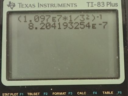 OpenStax College Physics, Chapter 30, Problem 16 (PE) calculator screenshot 1