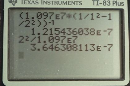 OpenStax College Physics, Chapter 30, Problem 17 (PE) calculator screenshot 1