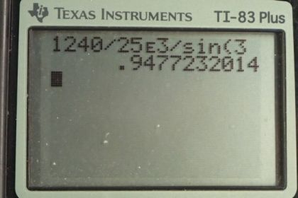 OpenStax College Physics, Chapter 30, Problem 57 (PE) calculator screenshot 1