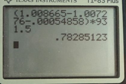 OpenStax College Physics, Chapter 31, Problem 37 (PE) calculator screenshot 1
