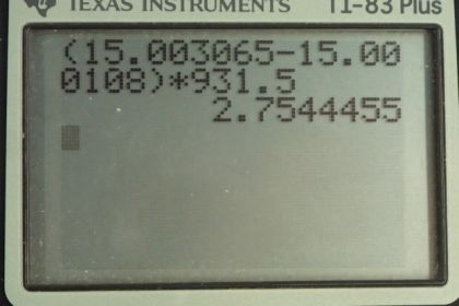 OpenStax College Physics, Chapter 31, Problem 43 (PE) calculator screenshot 1