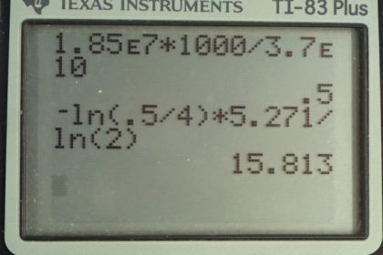 OpenStax College Physics, Chapter 31, Problem 45 (PE) calculator screenshot 1