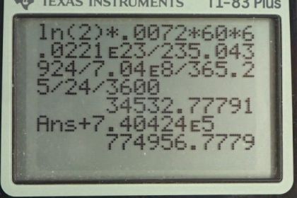 OpenStax College Physics, Chapter 31, Problem 61 (PE) calculator screenshot 3
