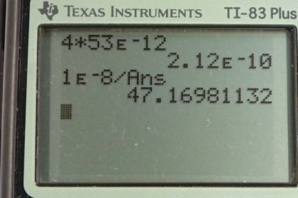 OpenStax College Physics, Chapter 1, Problem 33 (PE) calculator screenshot 1