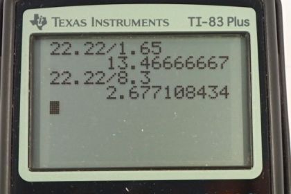 OpenStax College Physics, Chapter 2, Problem 23 (PE) calculator screenshot 2