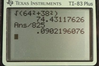 OpenStax College Physics, Chapter 4, Problem 27 (AP) calculator screenshot 1