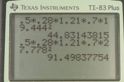 OpenStax College Physics, Chapter 5, Problem 23 (PE) calculator screenshot 2