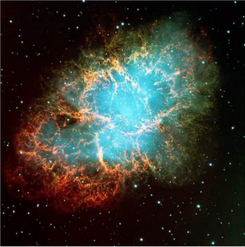 <b>Figure 7.41</b> Crab Nebula (credit: ESO, via Wikimedia Commons